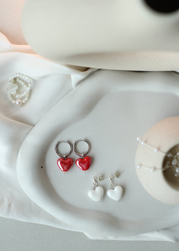 SP "HEART" EARRINGS