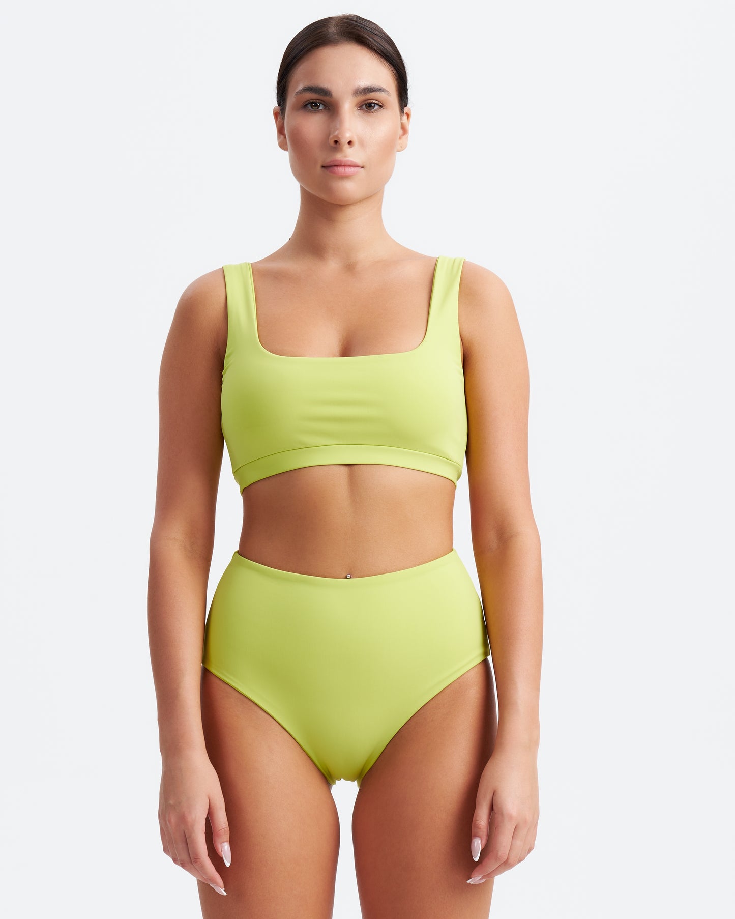 HIGH BIKINI "MINIMAL" - lime