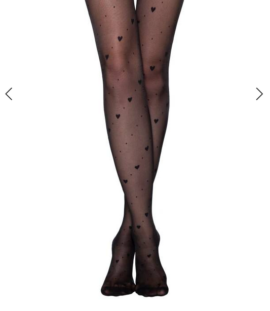 CONTE "LOVE STORY" tights - black