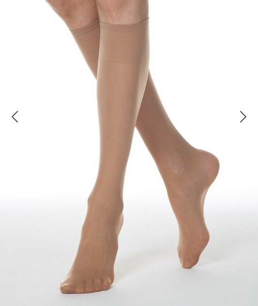 CONTE "TENSION" knee-high socks 40 DEN - natural