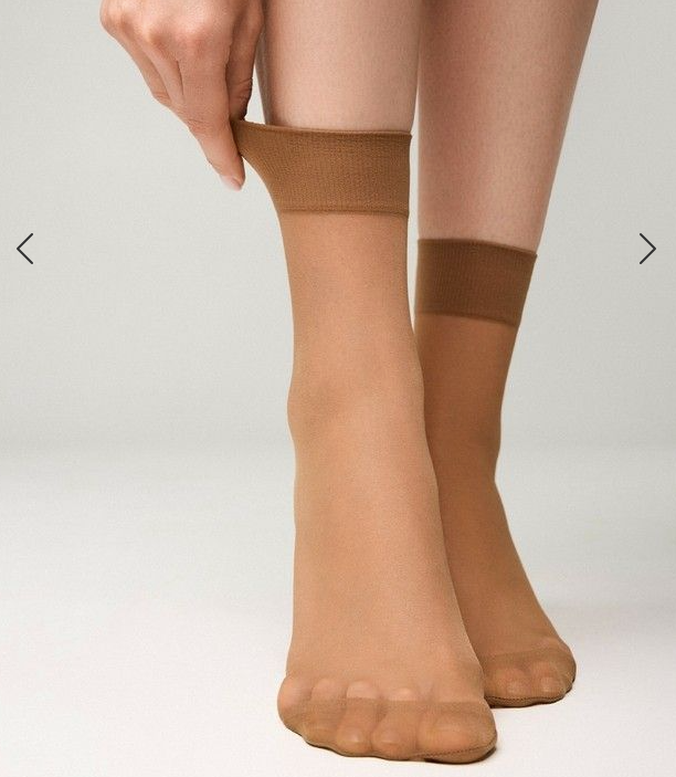 Socks "TULLE" 30 DEN - bronze