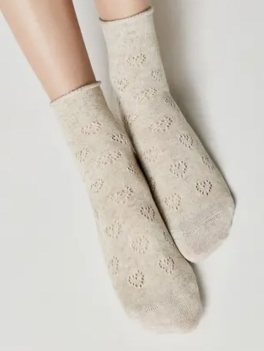 CONTE "CLASSIC" socks - beige