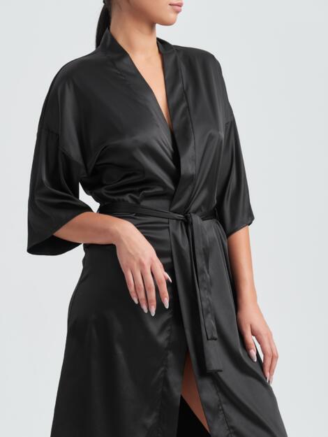 BATHROBE "ALICE" - black